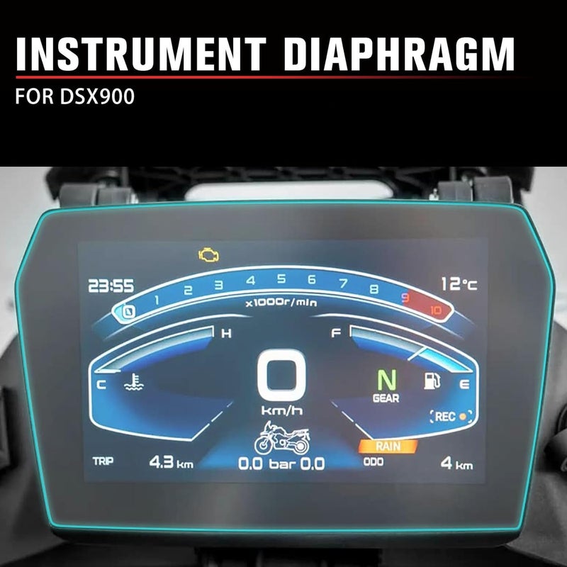 HAONEL Instrument Film Dashboard Screen Protector Replacement for Loncin Voge Valico DSX900 DS900X 900DSX 900 DSX 2024 Cluster Display Screen Protective Cover - Image 5